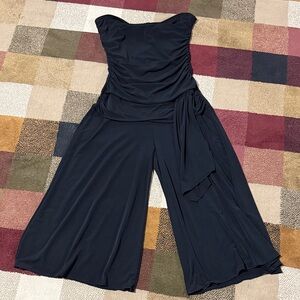 Hotties Elegant Black Strapless Jumpsuit